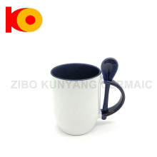 Hot sale New Design Guarantee ceramic mug with spoon